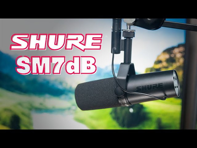 The powerful microphone now has a built-in preamp! Shure SM7dB