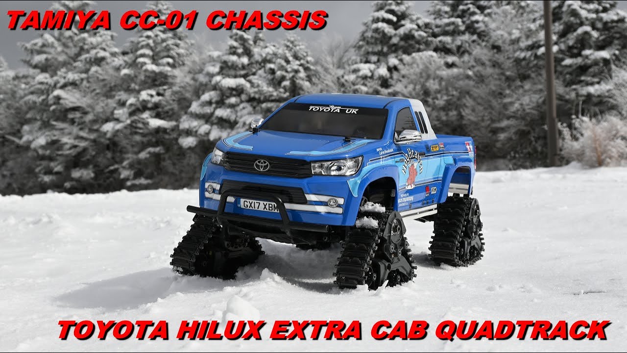 タミヤ CC-01 トヨタ ハイラックス エクストラキャブ クワッドトラック