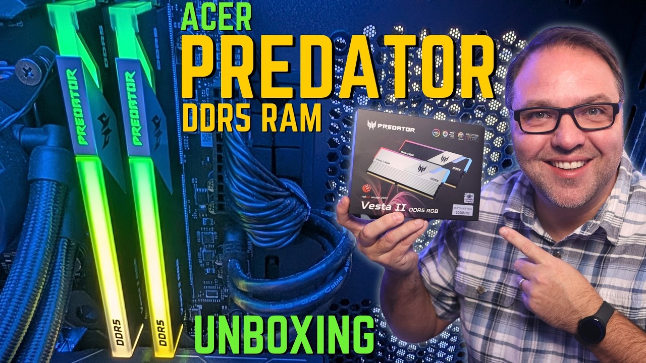 Acer Predator Vesta II RGB DDR5 32GB Ram Unboxing: A Closer Look