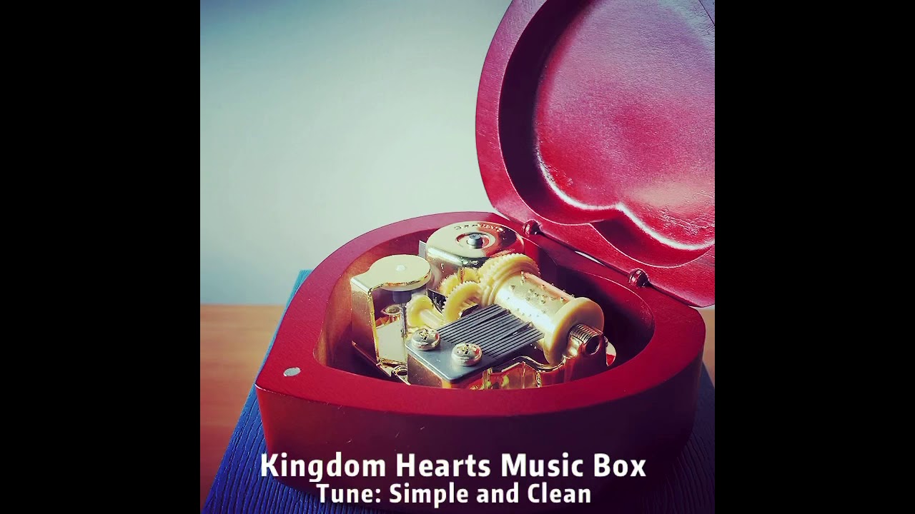 Premium 18Note Kingdom Hearts Wooden Music Box (Tune: Simple And