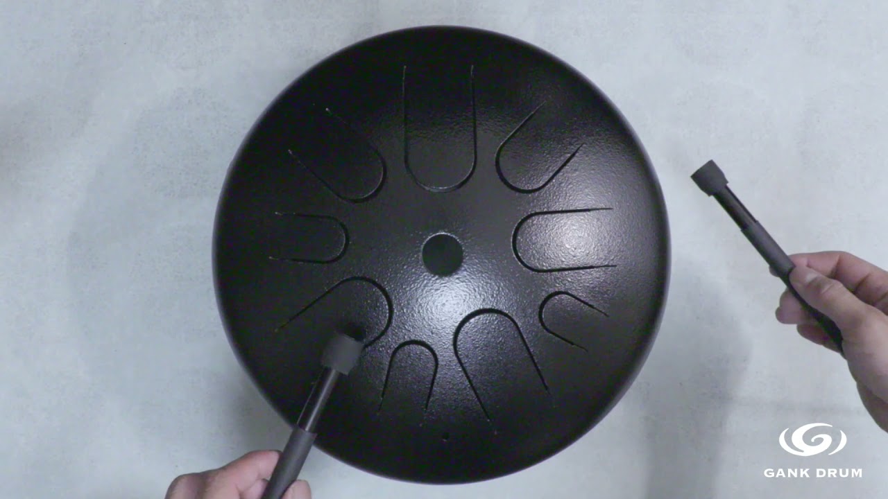 癒し音階 半音下げ 】GANKwing陶器風 ガンクドラム ヒーリング楽器 A