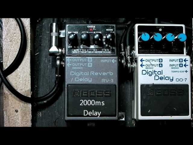 Boss RV-3 Digital Delay/ Reverb - YouTube