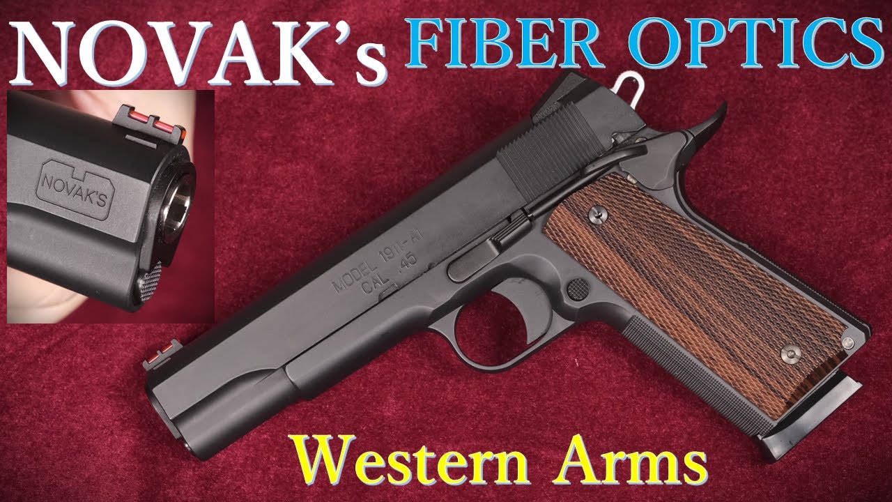 NOVAK's FIBER OPTIC 黒 / ウェスタンアームズ：再試射：トリガープル