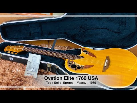 Ovation Elite 1768 / USA 1989 - YouTube