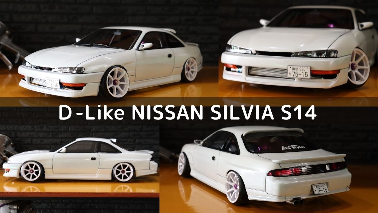rcdrift】Street drift car | nissan silvia s14 | d-like body - YouTube