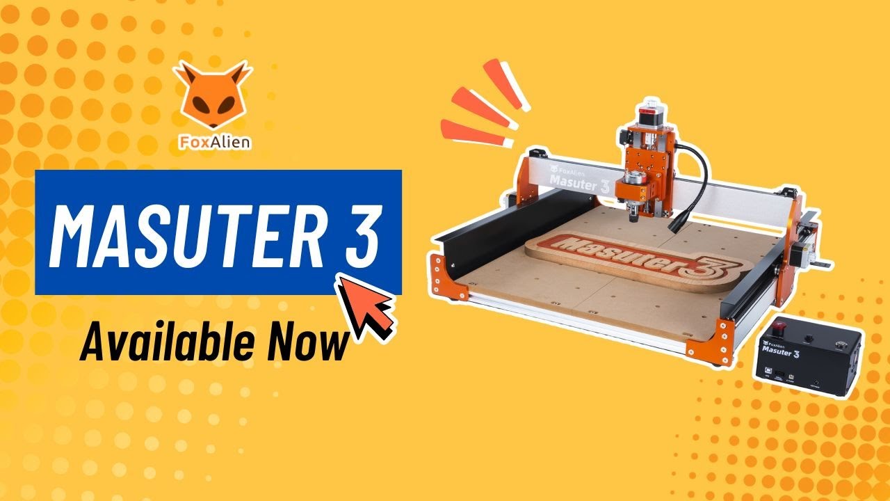 CNC Router Masuter 3 with Hybrid Table Bundle Kit
