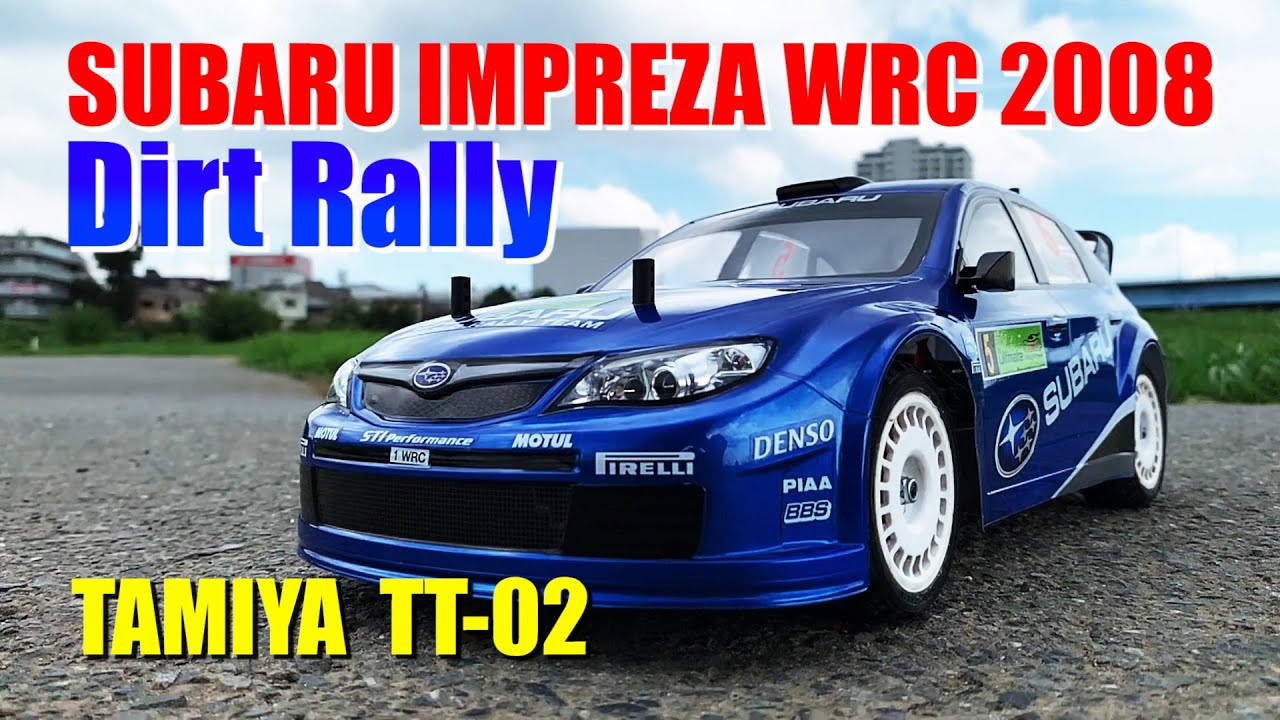 タミヤ ラジコン【TT-02】スバル インプレッサ WRC 2008/ダートラリー