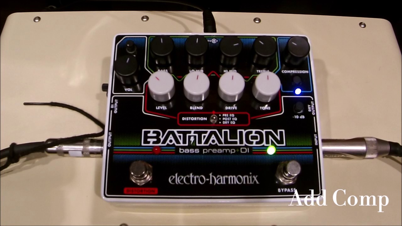 electro-harmonix BATTALION ベースプリアンプ Battalion | Bass