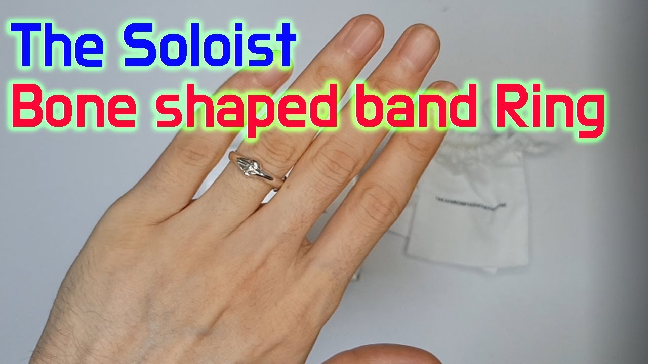 The soloist bone shaped band ring review - YouTube