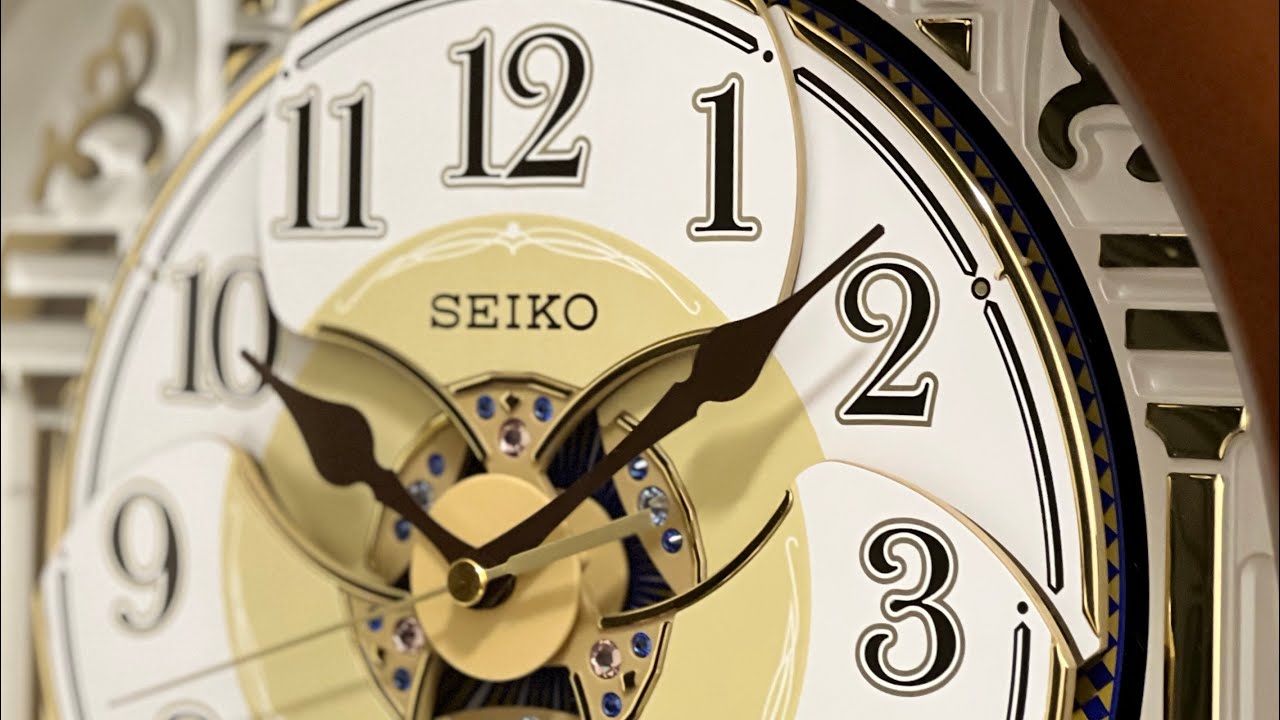 カオス】SEIKO RE574B からくり時計 Xmas melody ver. - YouTube
