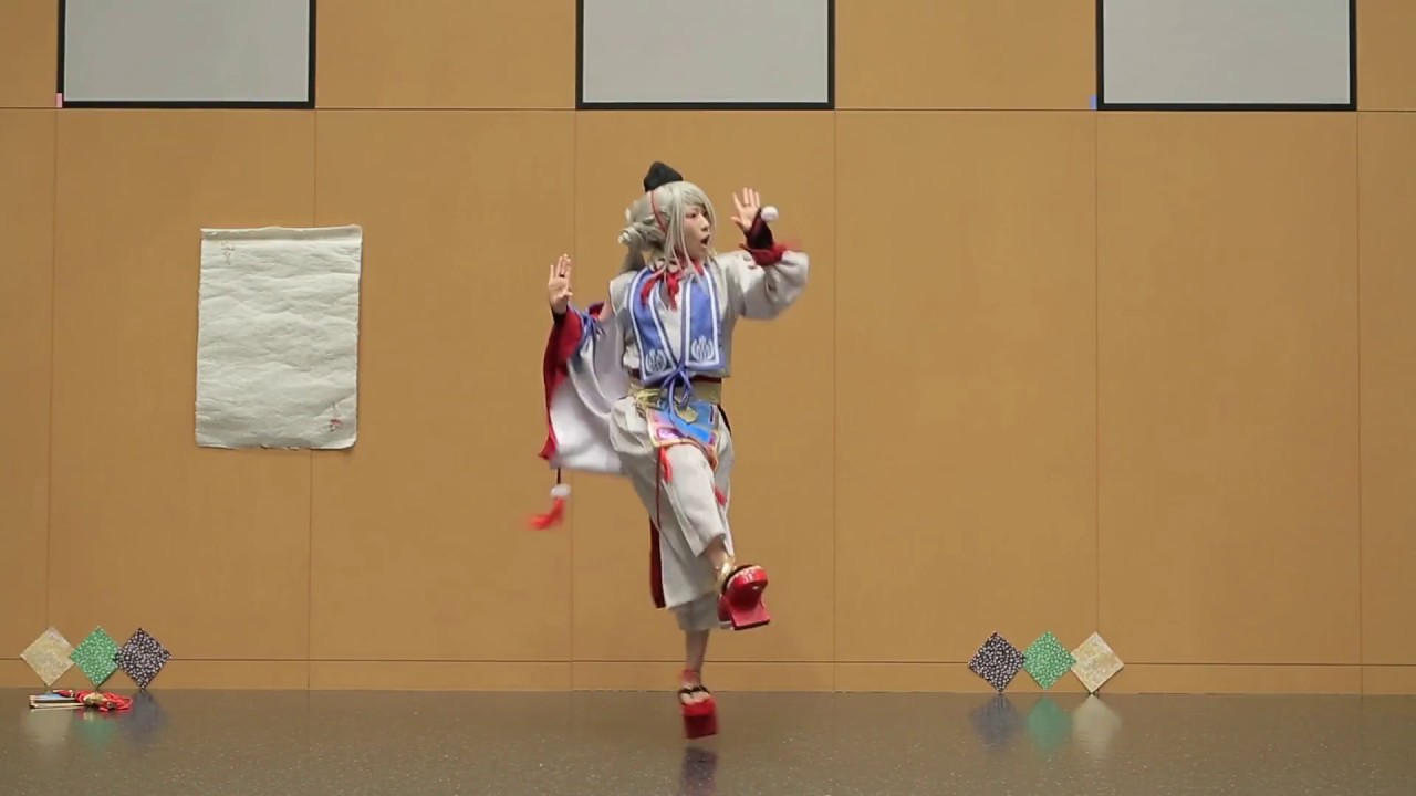 今剣コス】神のまにまに 踊ってみた【一本下駄】 - YouTube