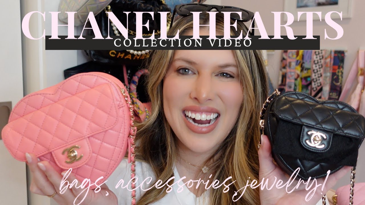 Chanel Heart Collection! Every Chanel Heart in my collection
