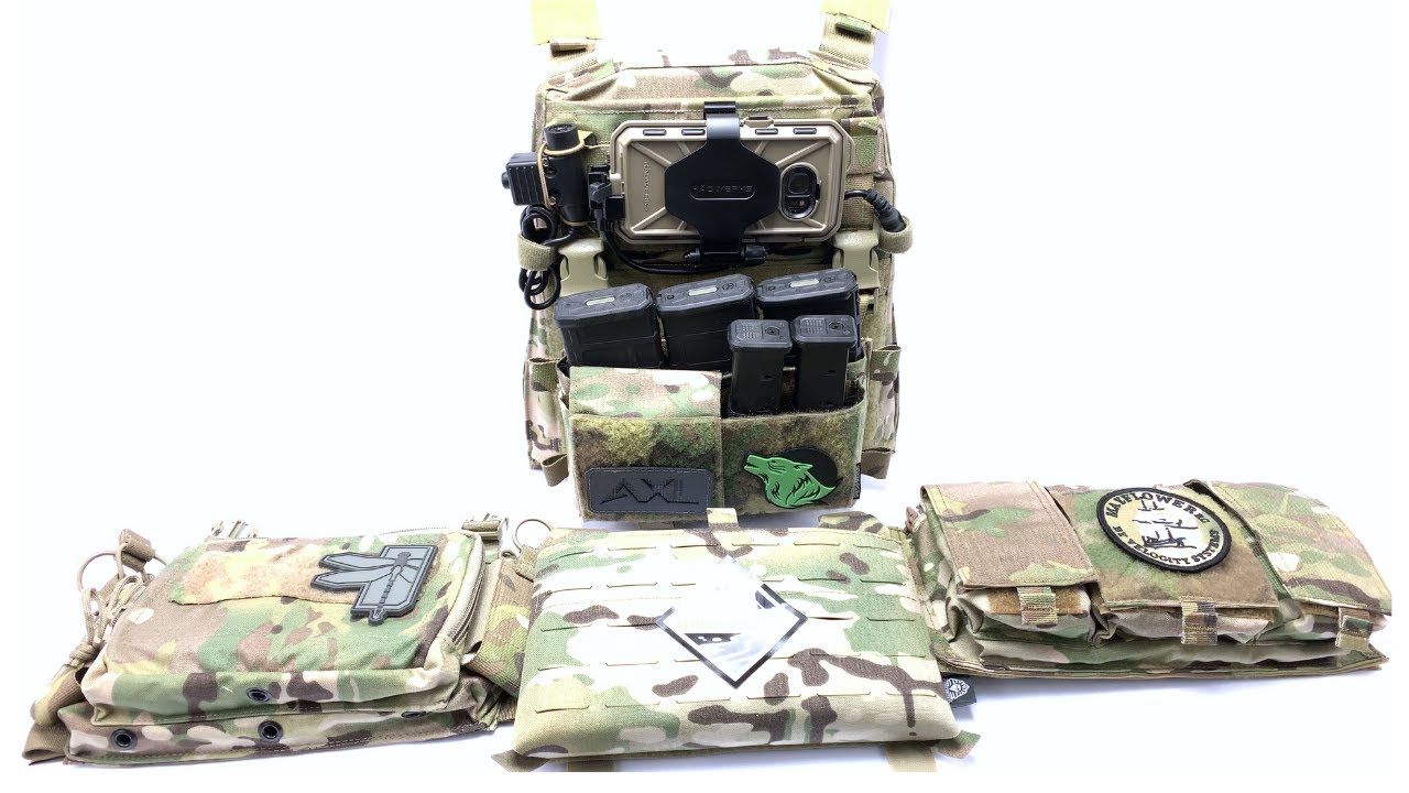 AXL Advanced Adaptive Vest Placard for Crye Precision AVS Plate