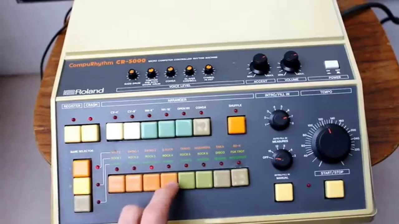 Roland CR5000 アナログ・リズムマシン レビュー | DTM機器・プラグ