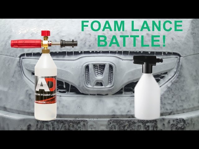 Autobrite Heavy Duty Foam Lance VS Nilfisk Foam Sprayer - YouTube