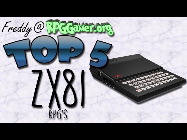 Top 5: ZX81 Role Playing Games - YouTube