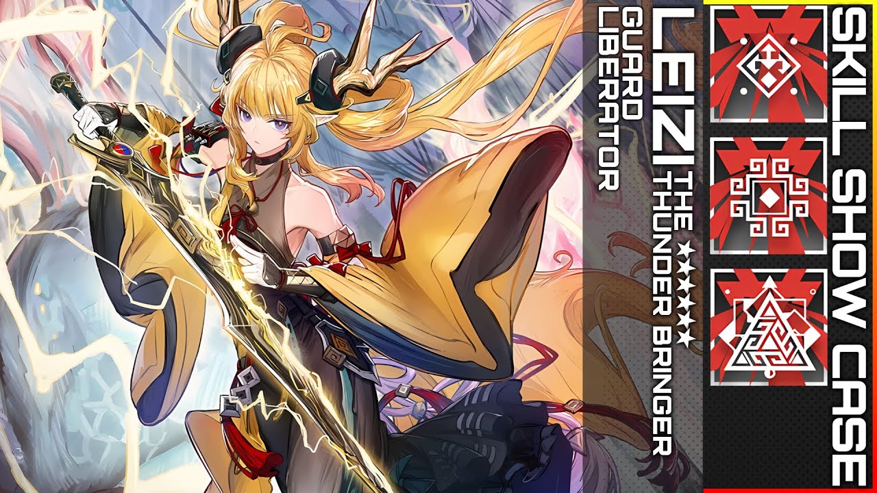 Leizi the Thunderbringer Skill 1 to 3 Show Case[Arknights] - YouTube