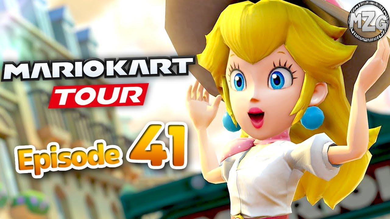Princess Peach (Vacation)! Paris Tour! - Mario Kart Tour Gameplay