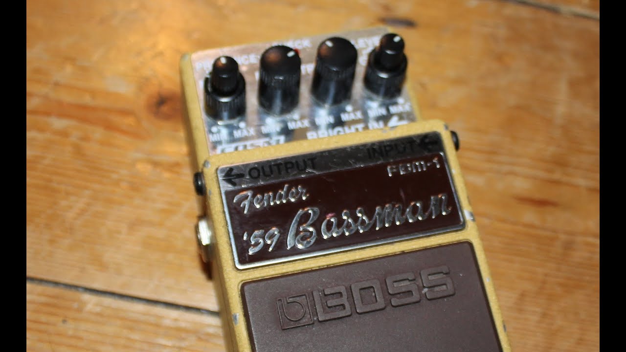 BOSS FBM-1 '59 FENDER BASSMAN - YouTube