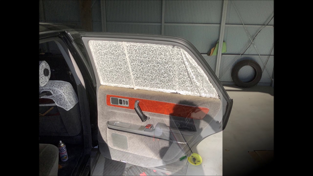 センチュリー サイドカーテン 手動式 65009-40013-b0 トヨタ純正 - YouTube