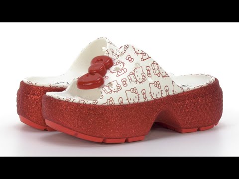 Crocs Hello Kitty Stomp Slide SKU: 9931784 - YouTube