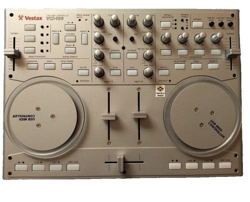 VESTAX PMC-27 Professional Mixing Controller w/ Accessories Tested