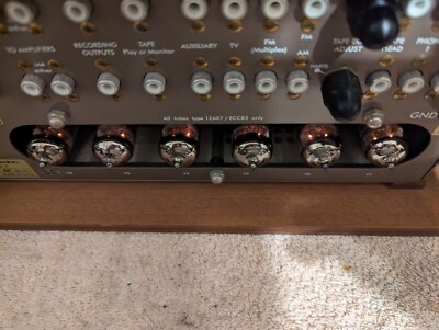 Vintage Marantz Model 7K Tube Preamplifier 100V Reissue +Step Down