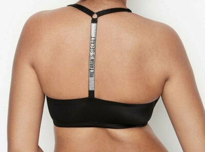 $70 VICTORIAS SECRET VERY SEXY T-BACK SHINE STRAP PUSH-UP PLUNGE