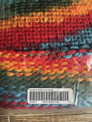 Supreme Gradient Spacedye Multicolor Beanie NEW Rainbow One Size