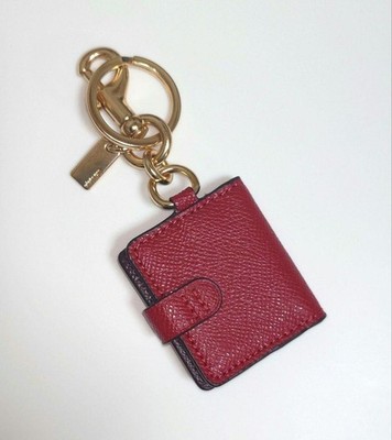 Coach Red Photo Frame Bag Charm Keychain | eBay