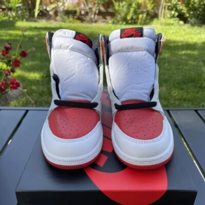 🔥 Nike Air Jordan 1 Retro High OG HERITAGE White/University Red