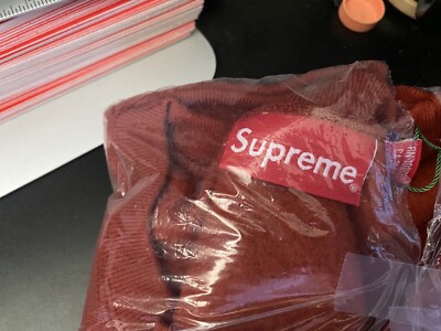 Supreme Box Logo Crewneck FW18 Rust Red XL 100% Authentic | eBay