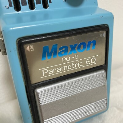 Maxon PQ-9 Parametric EQ Equalizer Effect Pedal Made in Japan