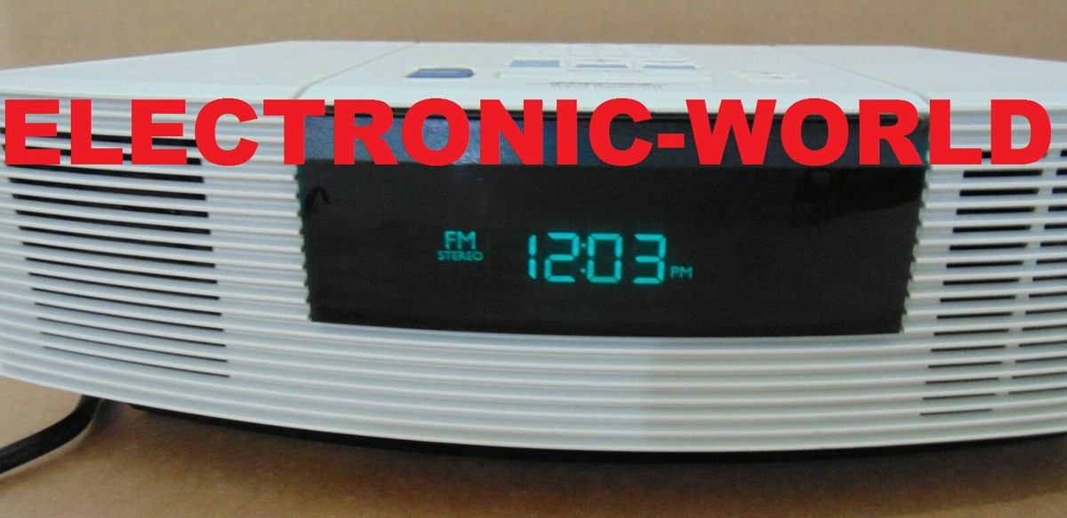 MINT Bose Wave radio CD player AWRC-1P alarm clock White TESTED