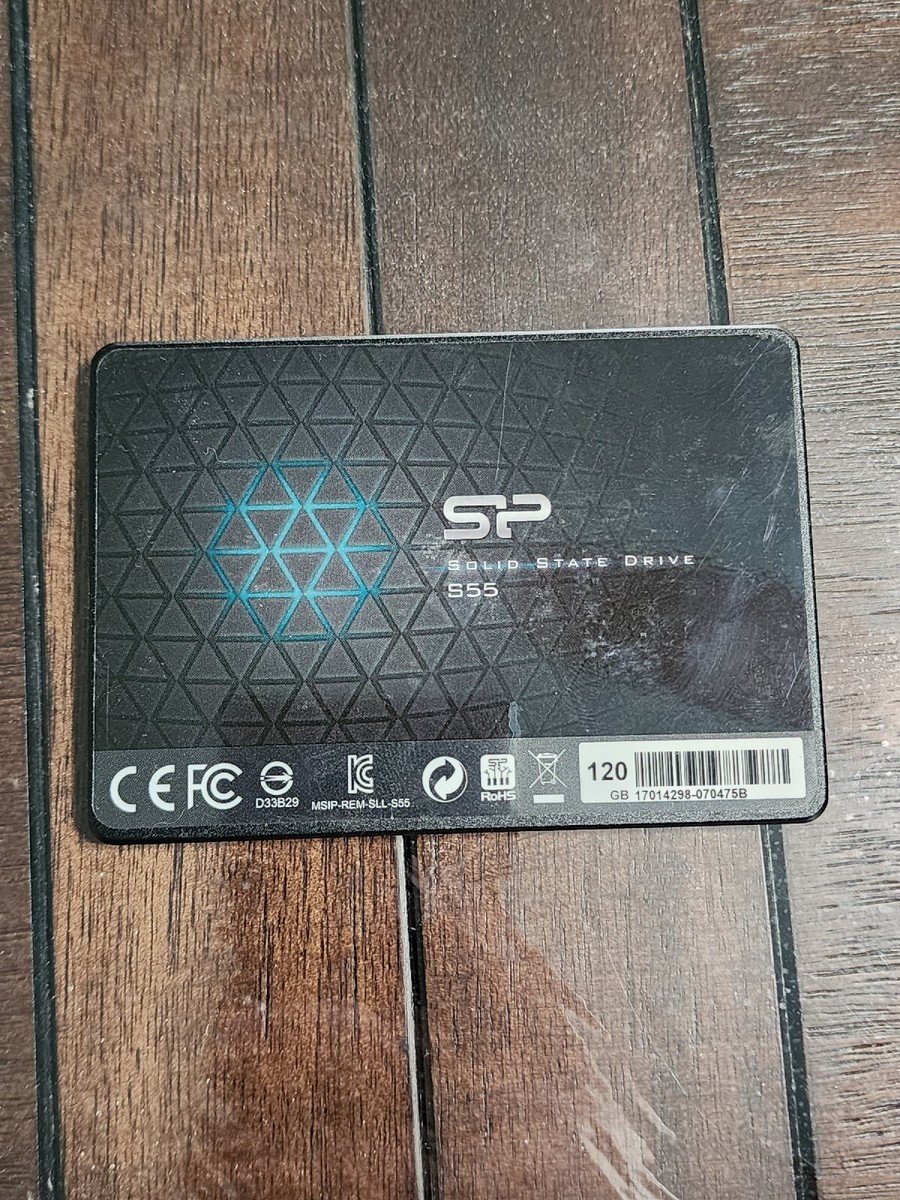 SPCC S55 Silicon Power SSD 2.5 120Gb SATA3 MSIP-REM-SLL-S55 Test