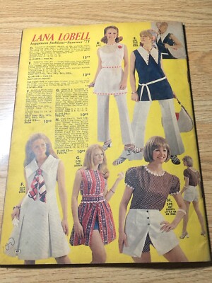 Magazine Lana Lobell Fashion Summer 1971 Original Vintage_LDP Shop