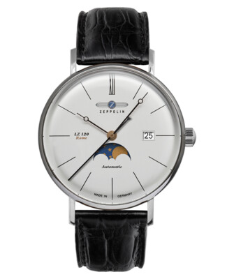 Zeppelin LZ120 Rome Swiss Automatic Watch 41mm 5ATM Moon Phase