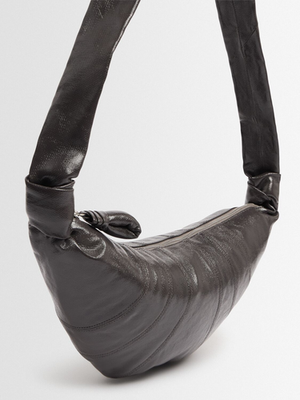 LEMAIRE Croissant Medium Mink Cotton Shoulder Bag New & Authentic