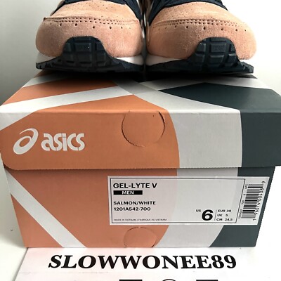 NEW KITH ASICS Gel Lyte V Salmon Toe Sz 6 10th Anniversary KXTH