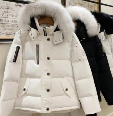 2024AW New Moose Knuckles Scissors Down Hooded Jacket Men Women | eBay