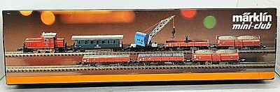 Z Marklin Mini-Club 8103 DB German Railway Construction Train Set