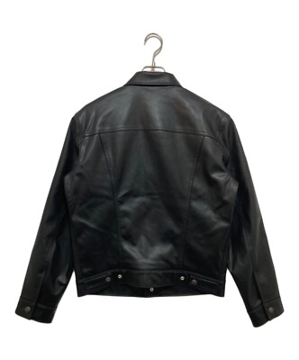 Levi's Japan Limited Leather Trucker Jacket Black Men's Size S
