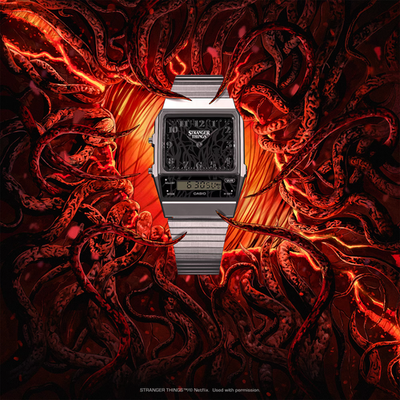 CASIO G-SHOCK AQ-800EST-1AJR CLASSIC Stranger Things Silver JAPAN