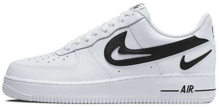 Nike Air Force 1 '07 Cut Out Swoosh - White Black for Sale