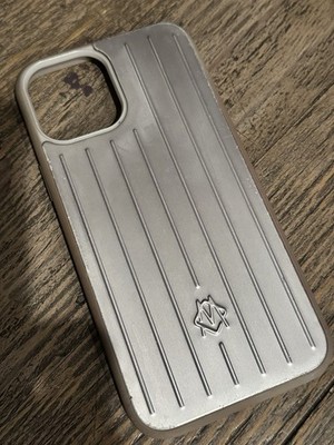 Rimowa iphone case compatible for iPhone 12 ProMax Silver | eBay