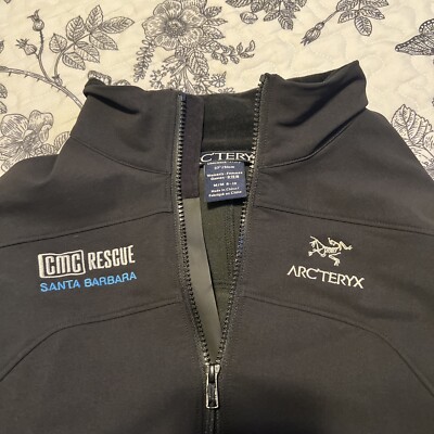 Arc'teryx CA34438 Soft-Shell Full-Zip Jacket Black Women's Medium