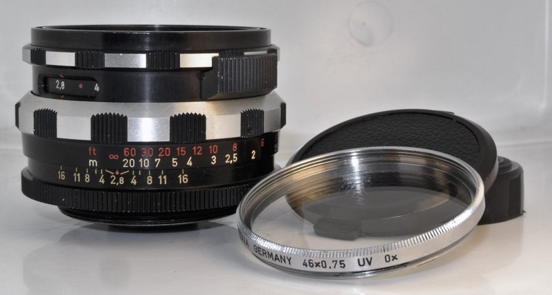M42 A.SCHACHT ULM Edixa-Travenar 1:2,8/50 f2.8 50mm LENS + CAPS