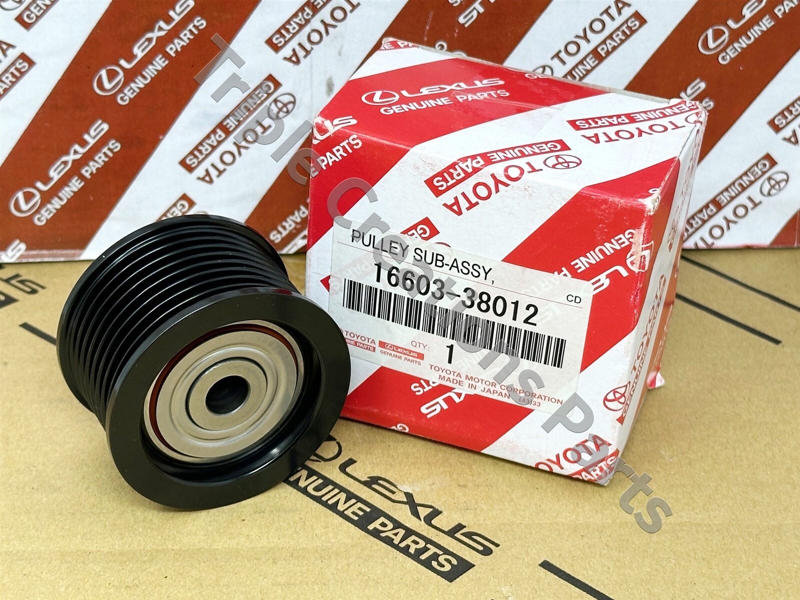 16603-38012 Toyota Lexus Genuine Sequoia GX460 LX570 Idler Pulley