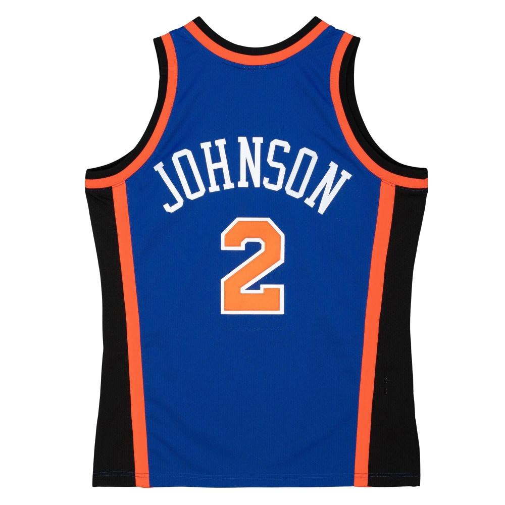 MITCHELL & NESS NBA AUTHENTIC JERSEY NY KNICKS 98 LARRY JOHNSON | eBay