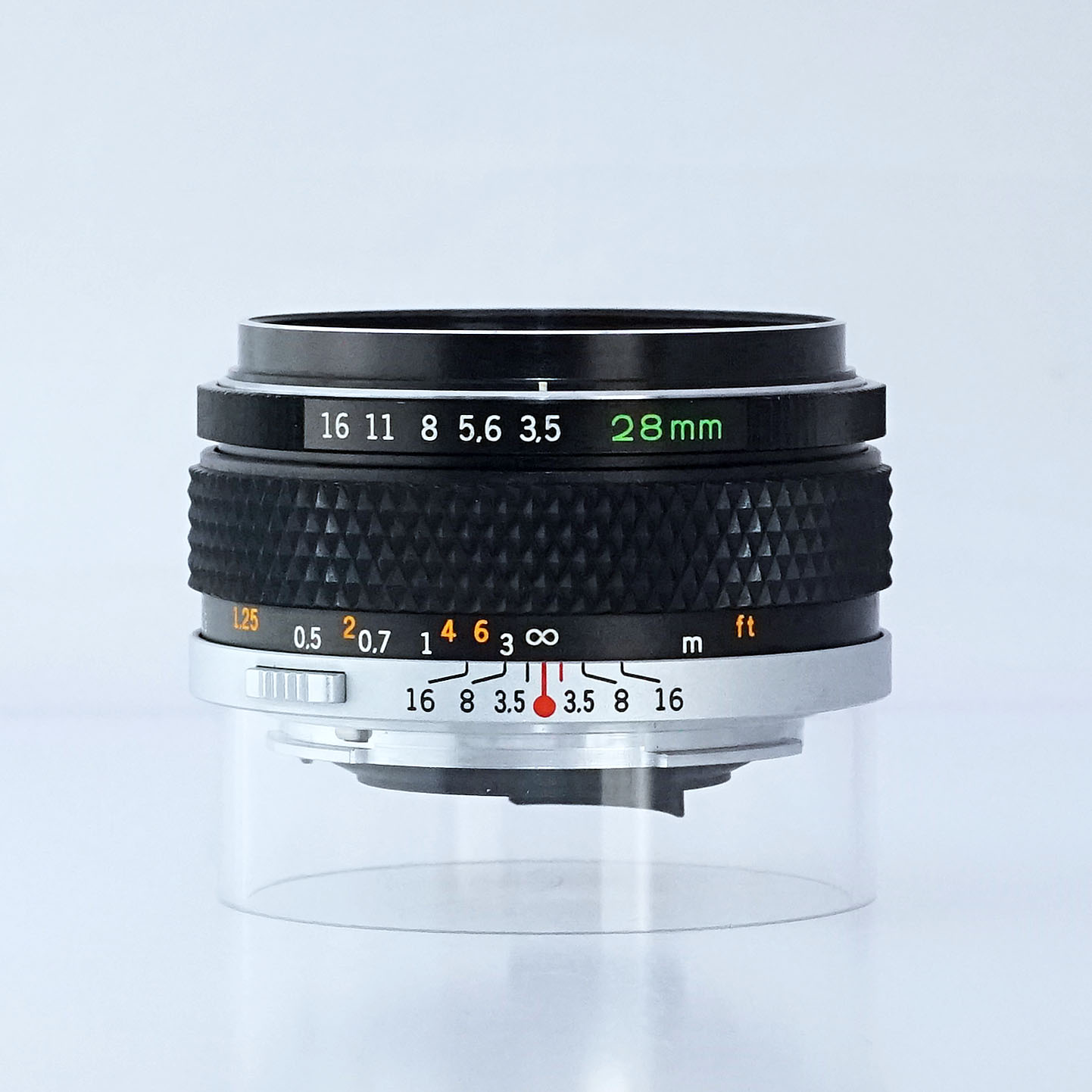 OLYMPUS G.ZUIKO AUTO-W 28mm F3.5 銀枠 ¥8,800（中古 OMマウント